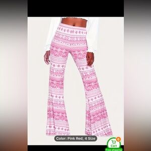 High waisted super flare pants